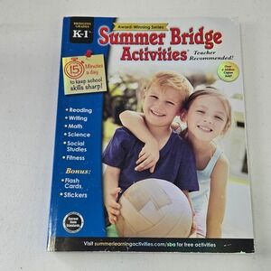 Summer Bridge Activities Bridging Grades K to 1 Workbook Carson Dellosa 704696